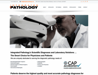 integrated-pathology.com screenshot