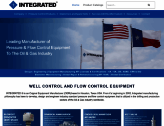 integratedequipment.com screenshot