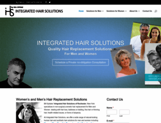 integratedhairsolutions.com screenshot