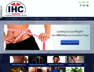 integratedhealthcarecenters.com screenshot