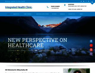 integratedhealthclinic.com screenshot