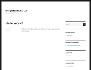integratedhubs.com screenshot