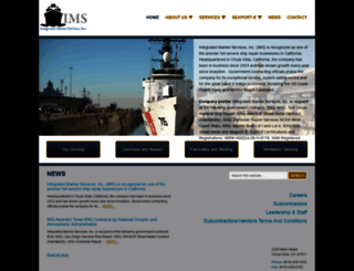 integratedmarineservices.com screenshot