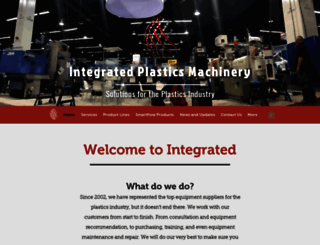 integratedplasticsmachinery.com screenshot