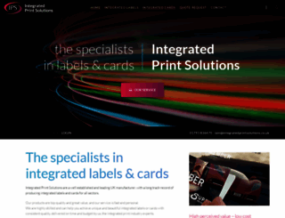 integratedprintsolutions.co.uk screenshot