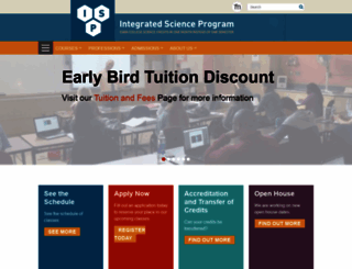 integratedscienceprogram.com screenshot