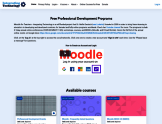 integrating-technology.org screenshot