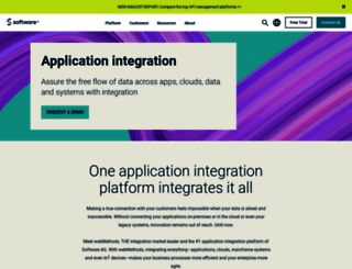 integration.softwareag.com screenshot