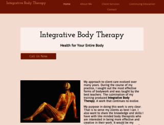 integrativebodytherapy.org screenshot
