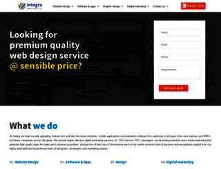 integrawebservices.com screenshot