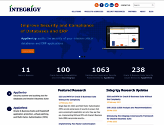integrigy.com screenshot