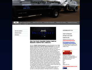 integrity-towing.com screenshot