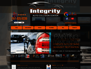integrityautocollision.com screenshot