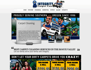 integritycarpetcare.info screenshot