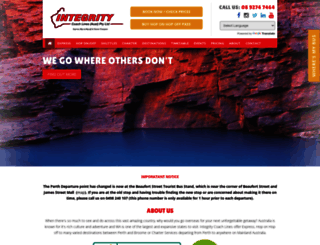 integritycoachlines.com.au screenshot