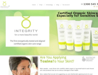 integritycosmetics.com.au screenshot