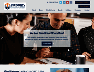integrityfinancial.com screenshot