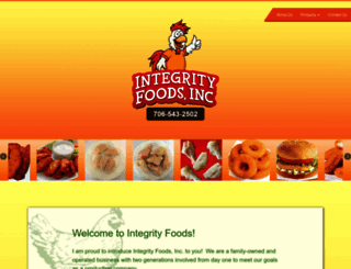 integrityfoodsinc.com screenshot