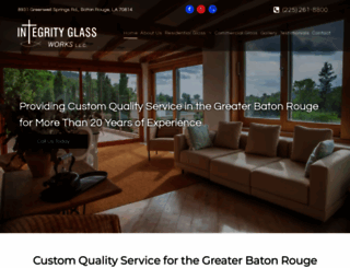 integrityglassworks.com screenshot