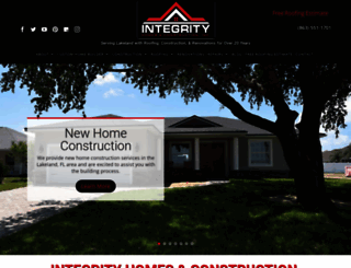 integrityhomesconstructionandroofing.com screenshot
