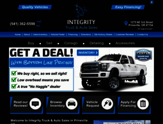 integritytruckandauto.com screenshot