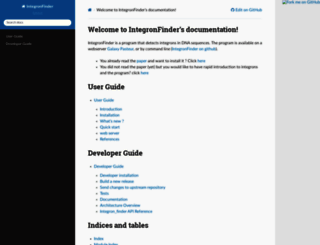 integronfinder.readthedocs.org screenshot