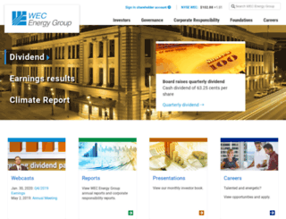 integrysgroup.com screenshot