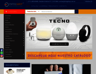 integshop.com.ar screenshot