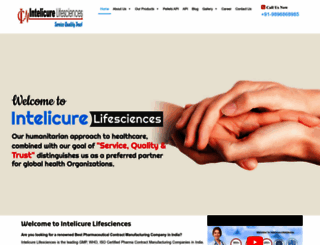 intelicurelifescience.com screenshot