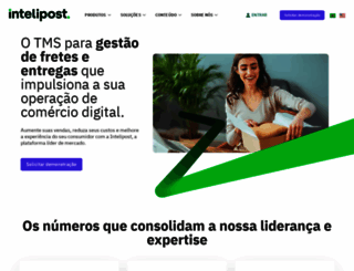 intelipost.com.br screenshot