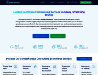 intellectoutsource.com screenshot