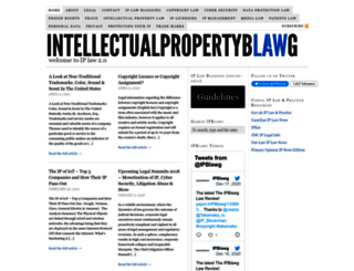intellectualpropertyblawg.com screenshot
