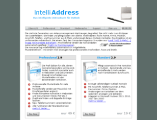 intelliaddress.com screenshot
