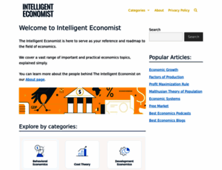 intelligenteconomist.com screenshot