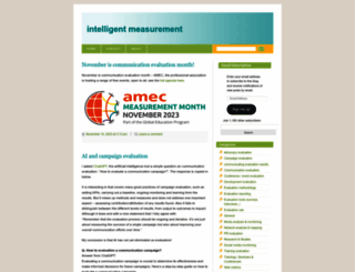 intelligentmeasurement.wordpress.com screenshot