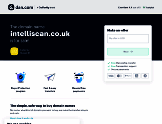 intelliscan.co.uk screenshot