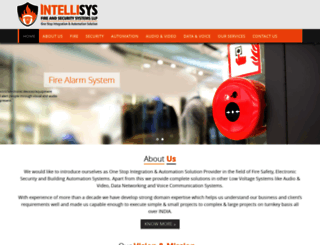 intellisys-fire-security.com screenshot
