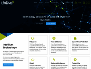 intellium.co.nz screenshot