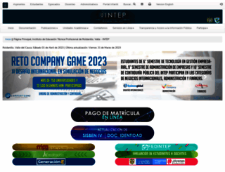 intep.edu.co screenshot