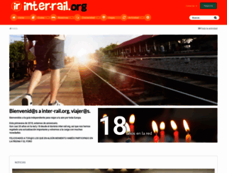 inter-rail.org screenshot