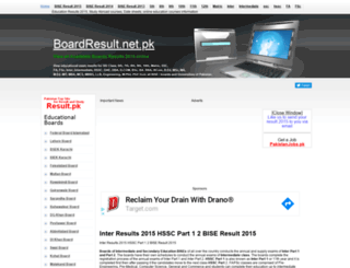 inter.boardresult.pk screenshot