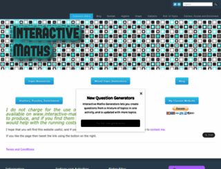 interactive-maths.com screenshot