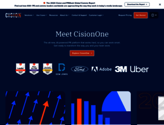 interactive.cision.com screenshot
