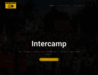 intercamp.scouting.nl screenshot