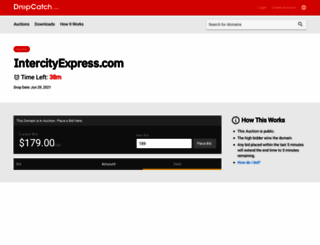 intercityexpress.com screenshot