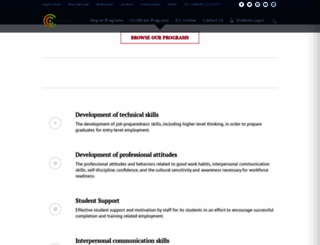 intercoast.edu screenshot
