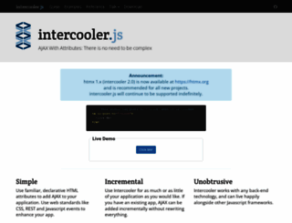 intercoolerjs.org screenshot
