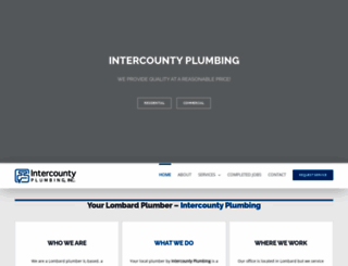 intercountyplumbing.com screenshot