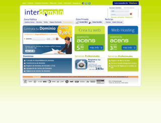 interdomain.es screenshot