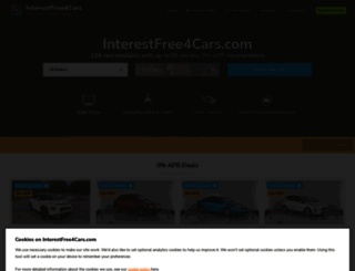 interestfree4cars.co.uk screenshot